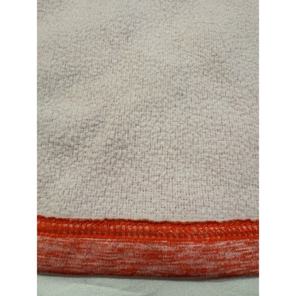 Emily B Fleece Lined Hoodie Hooded Sweatshirt Women L Coral Orange Soft Cozy EUC - Picture 9 of 15
